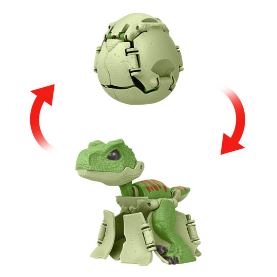 Jurassic World Fierce Changers - Uovo Trasformabile in Dinosauro 2 in 1 – Mattel - Jurassic World