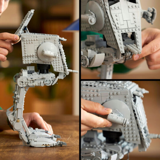 LEGO Star Wars 75417 Walker At-St Ucs Da Esposizione con Targa - LEGO, Star Wars