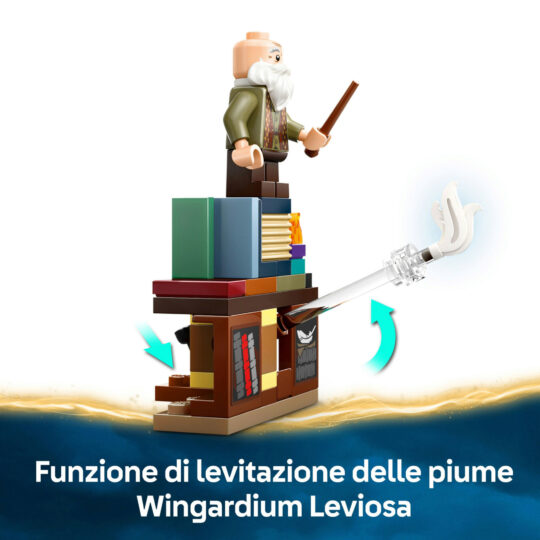 LEGO Harry Potter 76442 Lezione Incantesimi Hogwarts Set con 3 Minifigure - Harry Potter, LEGO