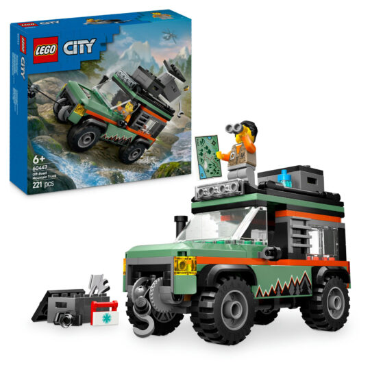LEGO City 60447 Fuoristrada di Montagna 4X4 - LEGO