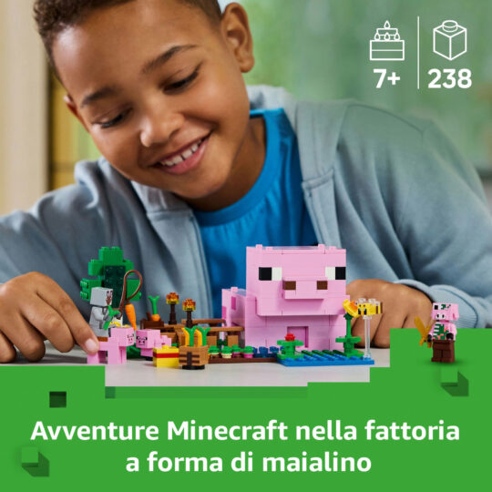 LEGO Minecraft 21268 La Casa Del Maialino - LEGO, Minecraft
