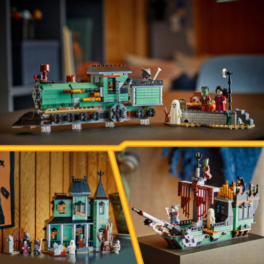 LEGO Creator 31167 Villa Spettrale 3 in 1: Nave Fantasma O Treno - LEGO