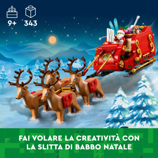 LEGO 40499 Slitta di Babbo Natale - LEGO