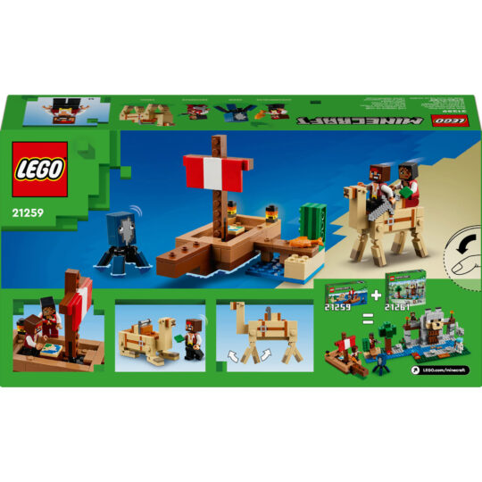 LEGO Minecraft 21259 Il Viaggio Del Galeone dei Pirati - LEGO, Minecraft