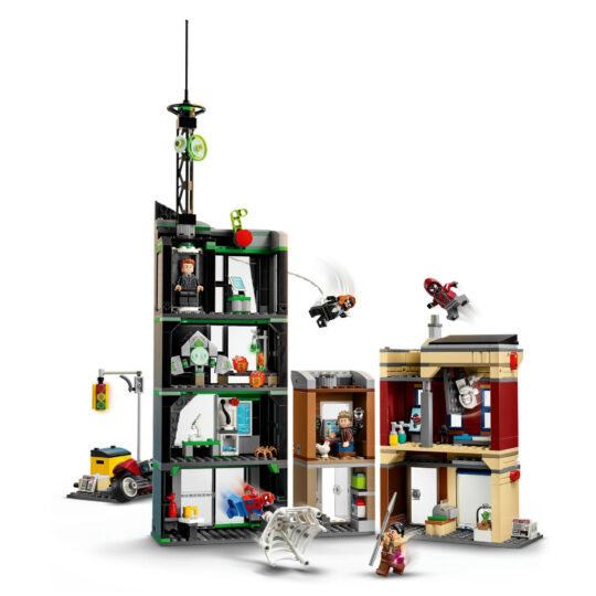 LEGO Marvel 76324 Spider-Man vs Oscorp con Moto e 8 Minifigure - LEGO, Marvel