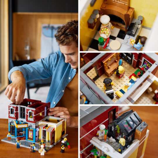 LEGO Icons 10312 Jazz Club con Modulare e Palco - LEGO