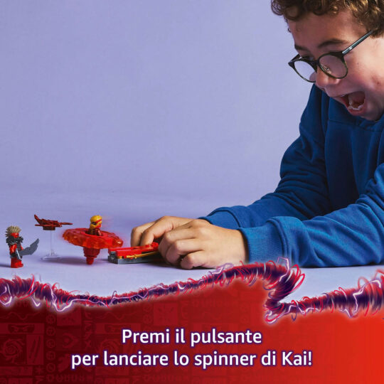 LEGO Ninjago 71823 Spinner Del Drago Spinjitzu di Kai - LEGO