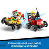 LEGO City 60458 Pack Veicoli Da Corsa: Pizzaiolo Contro Pompiere - LEGO