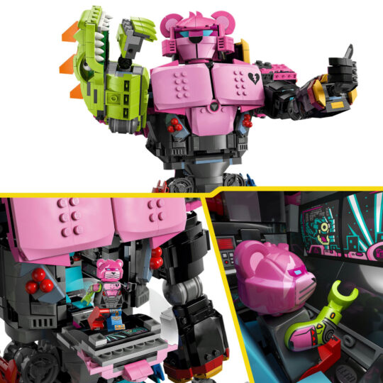 LEGO Fortnite 77078 Leader Squadra Mecha Da Esposizione con Minifigure - Fortnite, LEGO