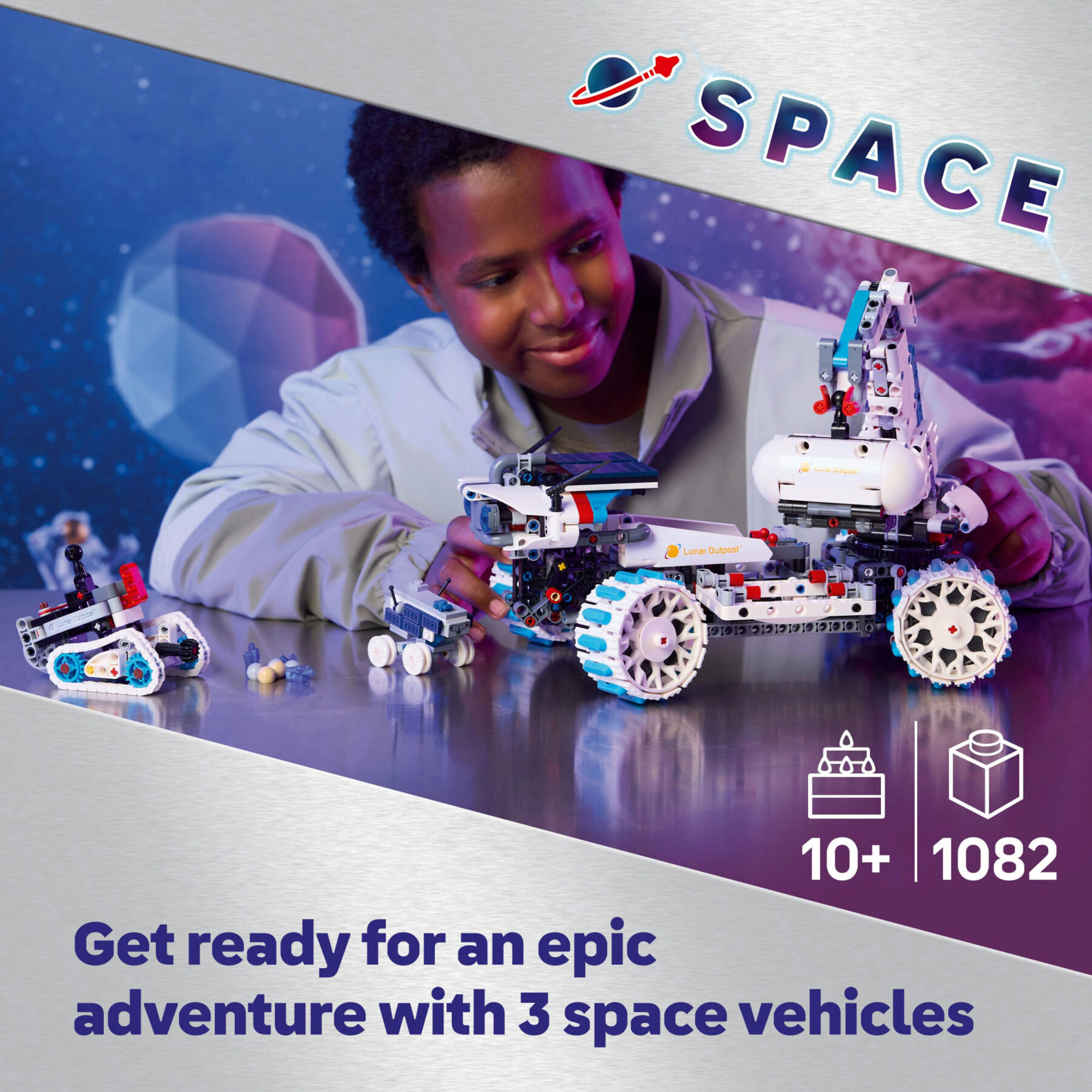 LEGO Technic 42211 Rover Lunare Lunar Outpost Interattivo - LEGO