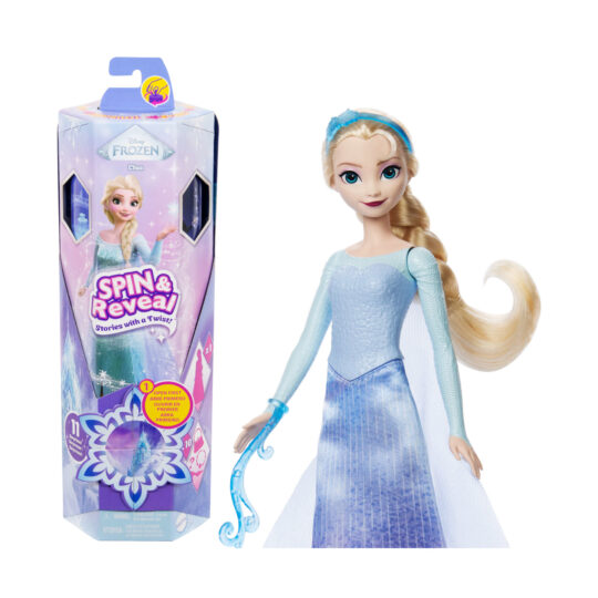 Bambola Spin & Reveal Elsa Disney Frozen - Disney