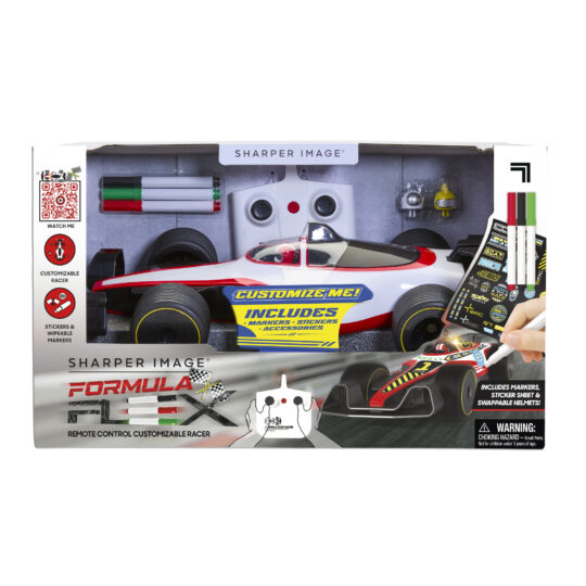 Auto RC Formula FLEX, personalizzabile con adesivi e accessori - Sharper Image