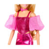 Barbie Fashionista Deluxe Metallic Bionda con Vestito Rosa - Barbie