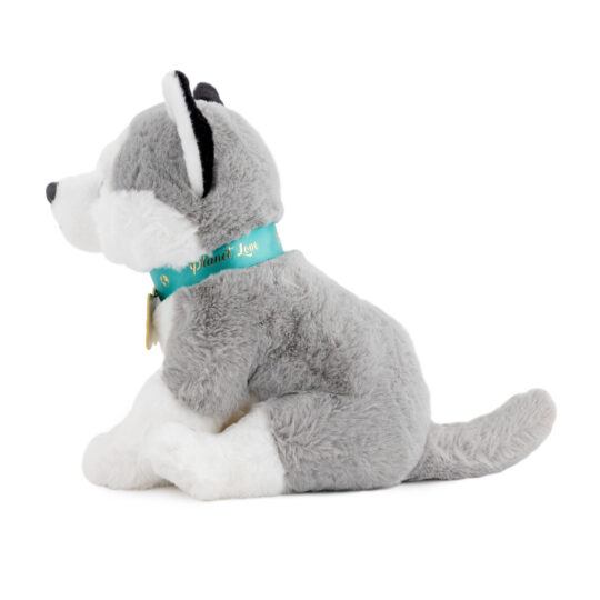 Husky di peluche Planet Love 100% da plastica riciclata, 25 cm - FAO Schwarz