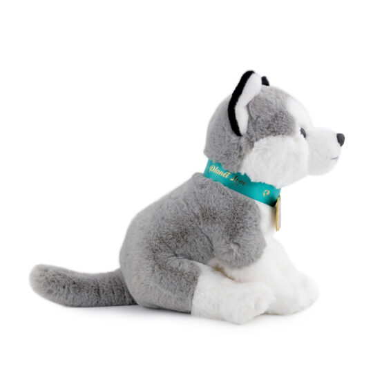 Husky di peluche Planet Love 100% da plastica riciclata, 25 cm - FAO Schwarz