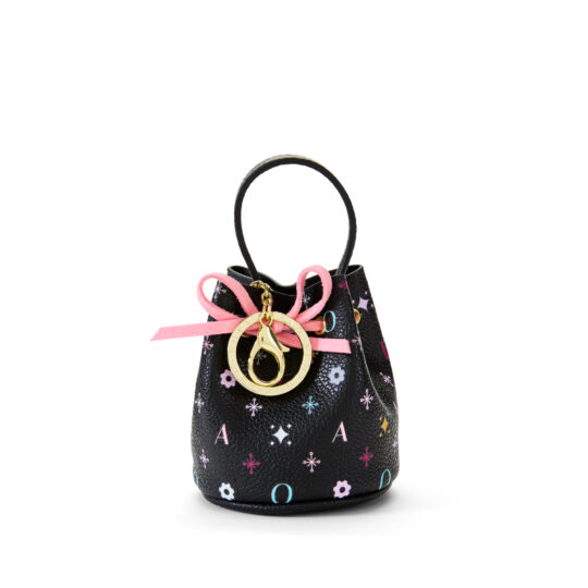 Mini borsa a secchiello Prince St, charme portachiavi - FAO Schwarz