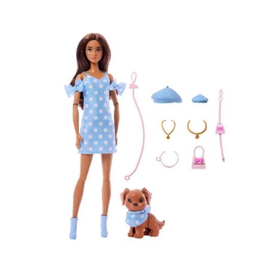 Barbie Cuccioli a Passeggio Azzurra - Barbie