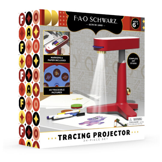 Proiettore da Disegno 32 pezzi - FAO Schwarz