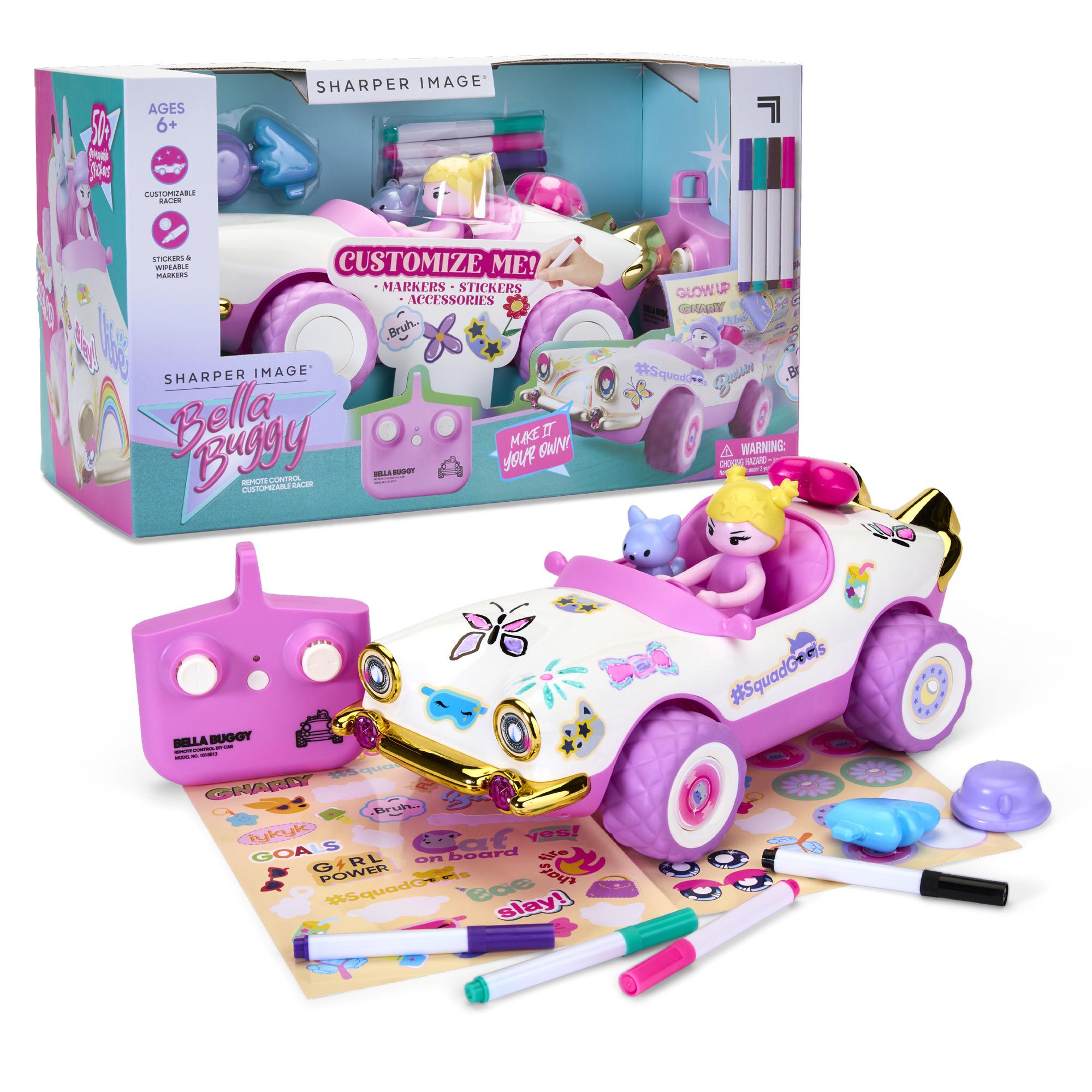 Auto TC Bella Buggy, personalizzabile con accessori e adesivi - Sharper Image