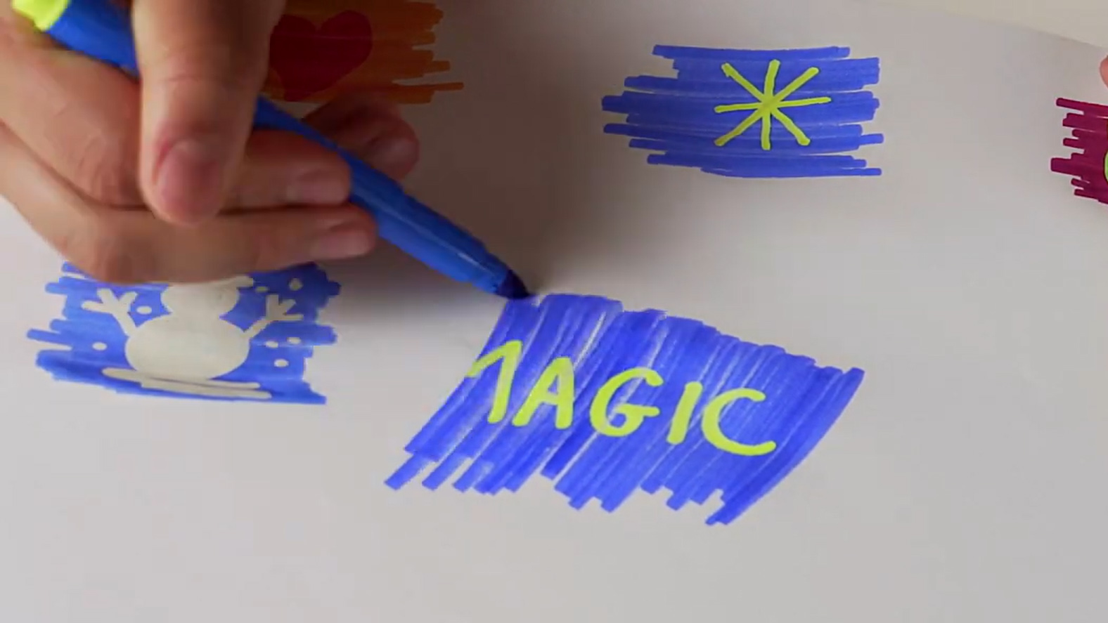 Penne magiche cambia colore (25 pezzi)